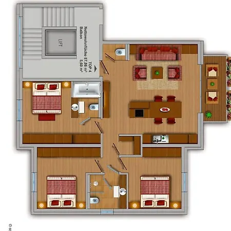 アパート Zell Exclusive By In One ツェル アム ゼー